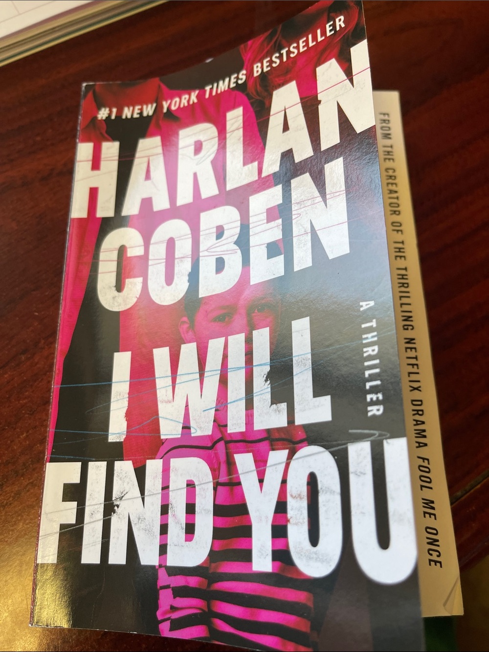 "I Will Find You" - paperback Thriller